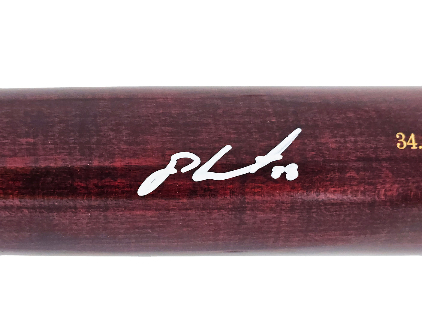JD J.D. Martinez Autographed Wine & Grey Old Hickory Pro Maple Bat Red Sox, Tigers Beckett BAS Witness Stock #220623