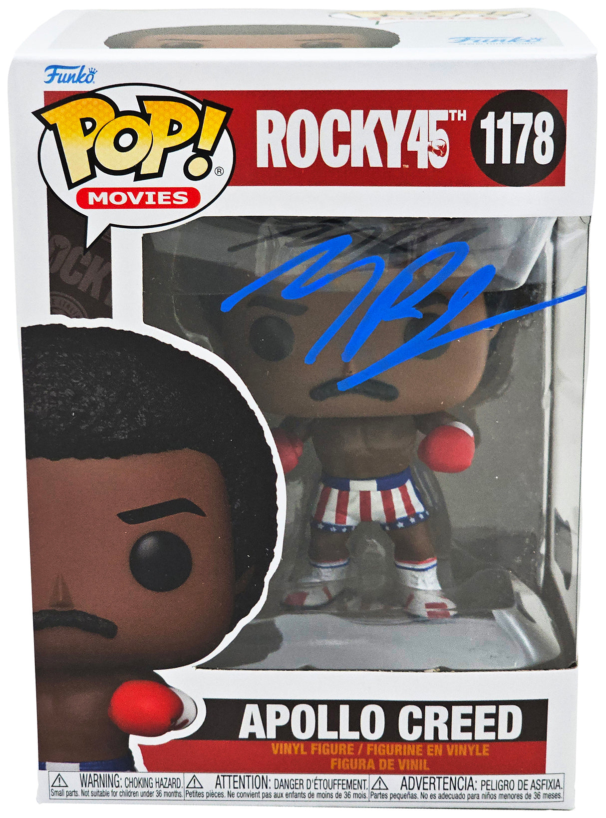 Michael B. Jordan Autographed Funko Pop Vinyl Figurine Beckett BAS Witness Stock #220632