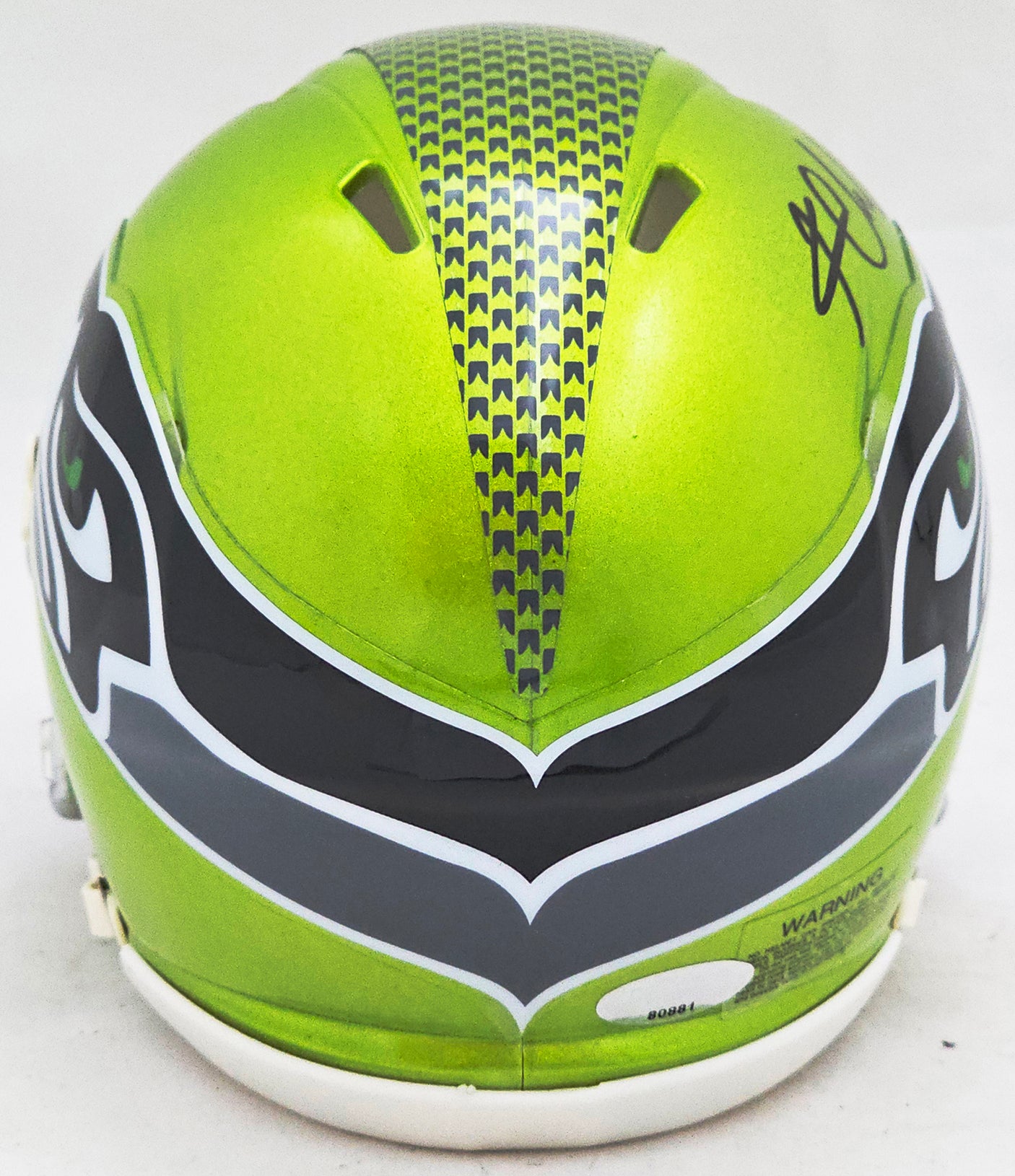 Kam Chancellor Autographed Seattle Seahawks Flash Green Speed Mini Helmet MCS Holo Stock #220827