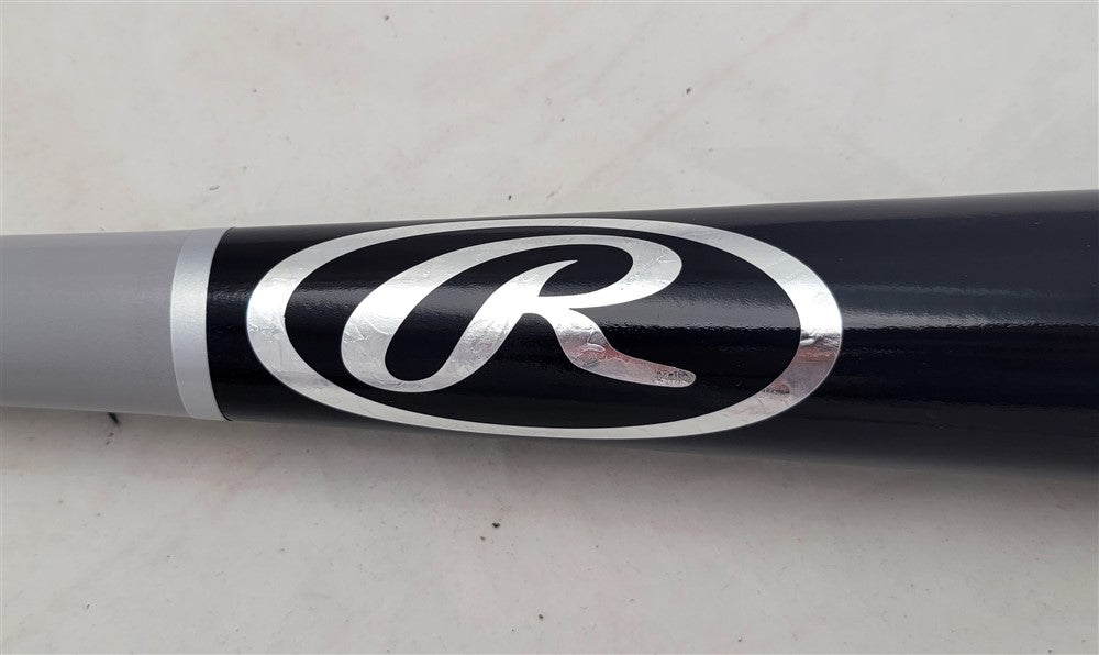 Miguel Vargas Autographed Black Rawlings Bat Los Angeles Dodgers "1st MLB Hit 8/3/22" Beckett BAS Witness #WZ59382
