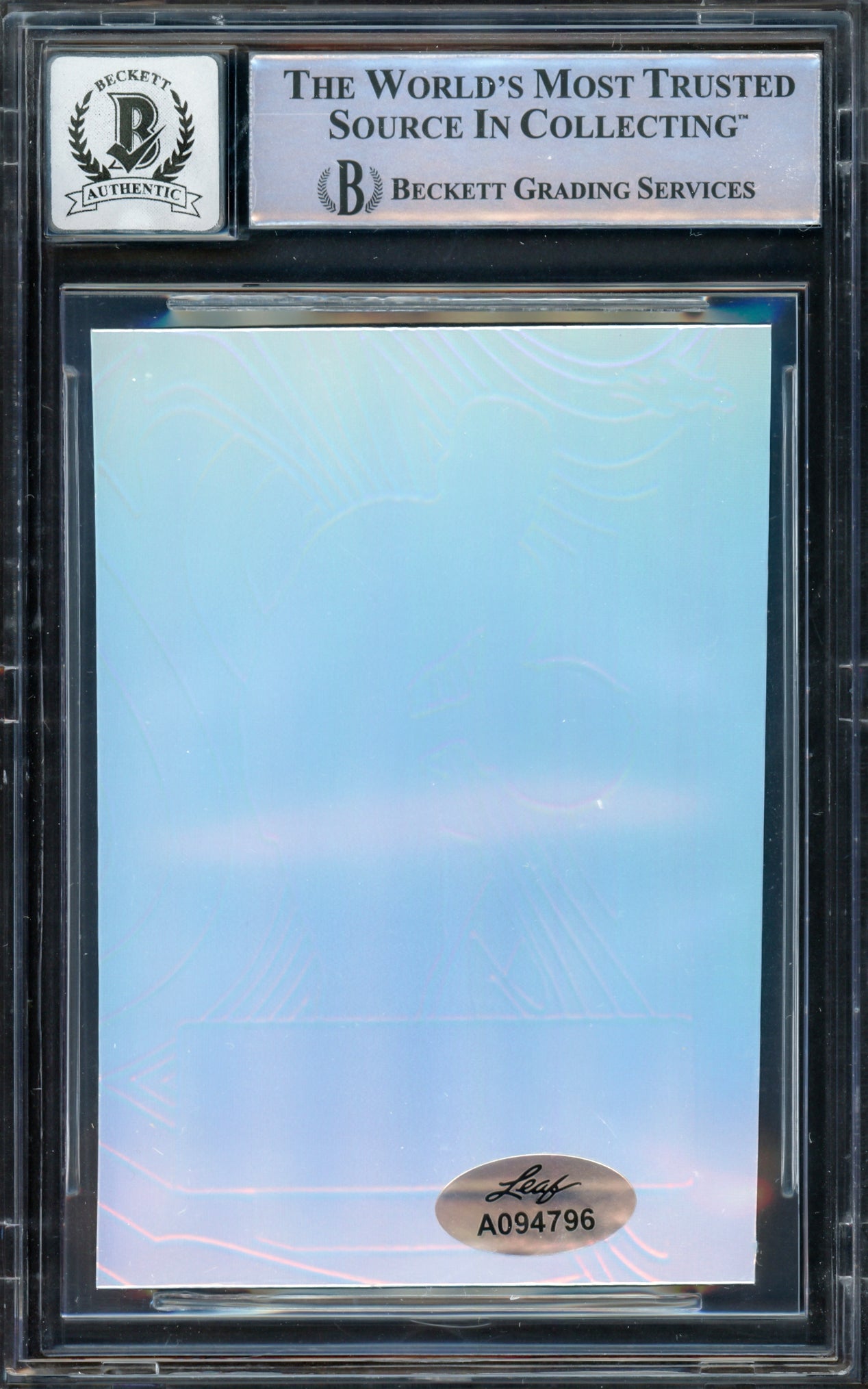 Jerry West Autographed 2022-23 Leaf Optichrome Prismatic Gold Card #BAJW3 Los Angeles Lakers Auto Grade Gem Mint 10 Beckett BAS #16622142