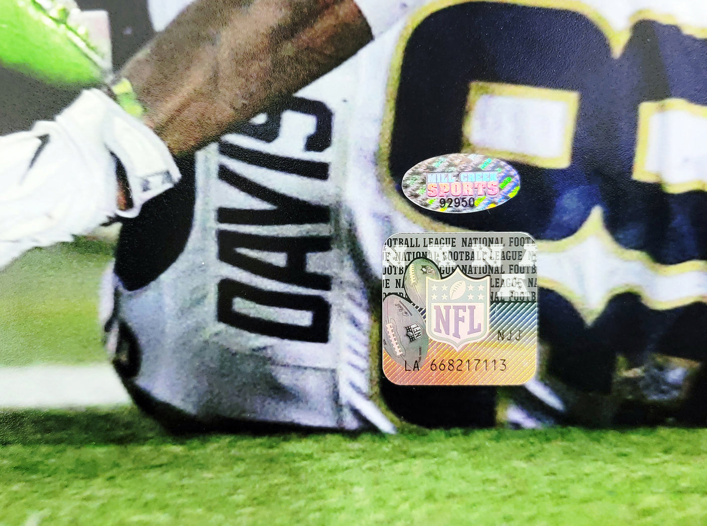 Tyler Lockett Autographed 16x20 Photo Seattle Seahawks Color Rush Green Jerseys MCS Holo Stock #209202