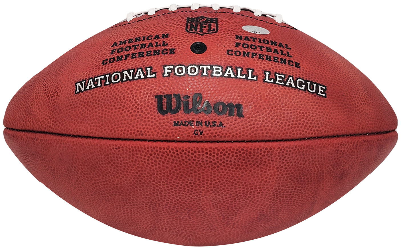 Tyler Lockett Autographed Official NFL Leather Colored Shield Football Seattle Seahawks MCS Holo Stock #209206