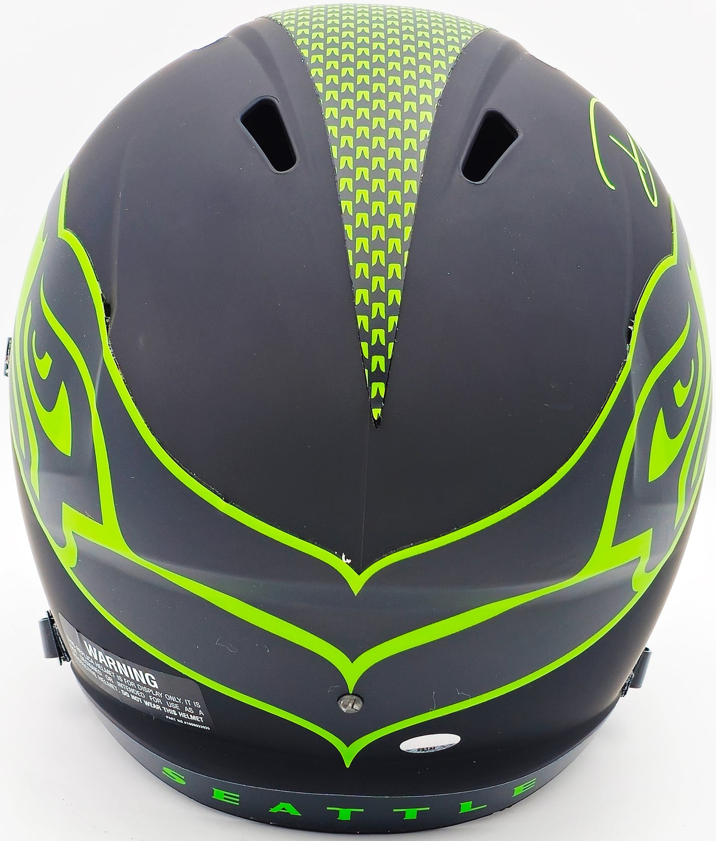 Devon Witherspoon Autographed Seattle Seahawks Eclipse Black Full Size Speed Replica Helmet MCS Holo Stock #235443