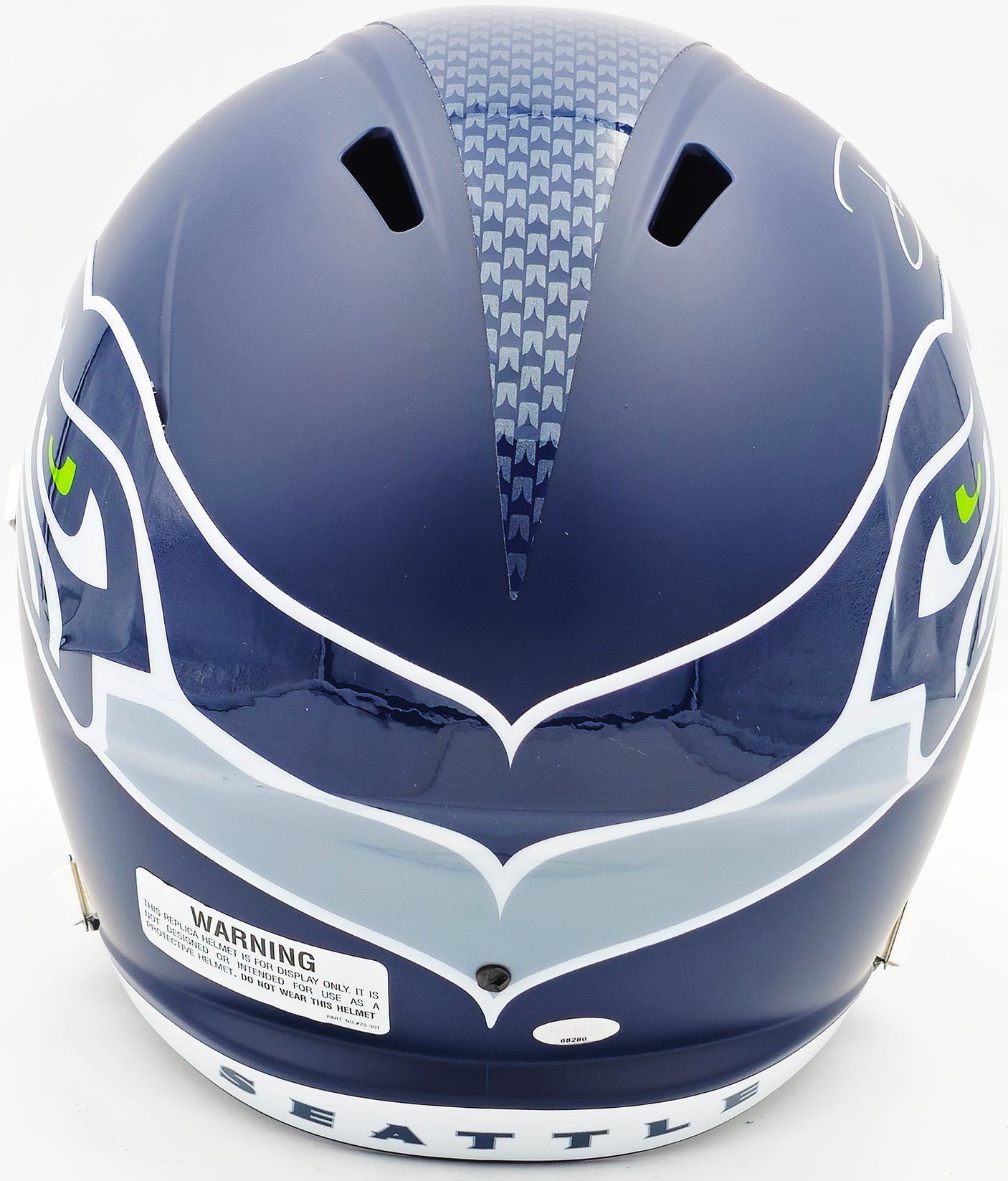 Devon Witherspoon Autographed Seattle Seahawks Blue Full Size Speed Replica Helmet MCS Holo Stock #235440