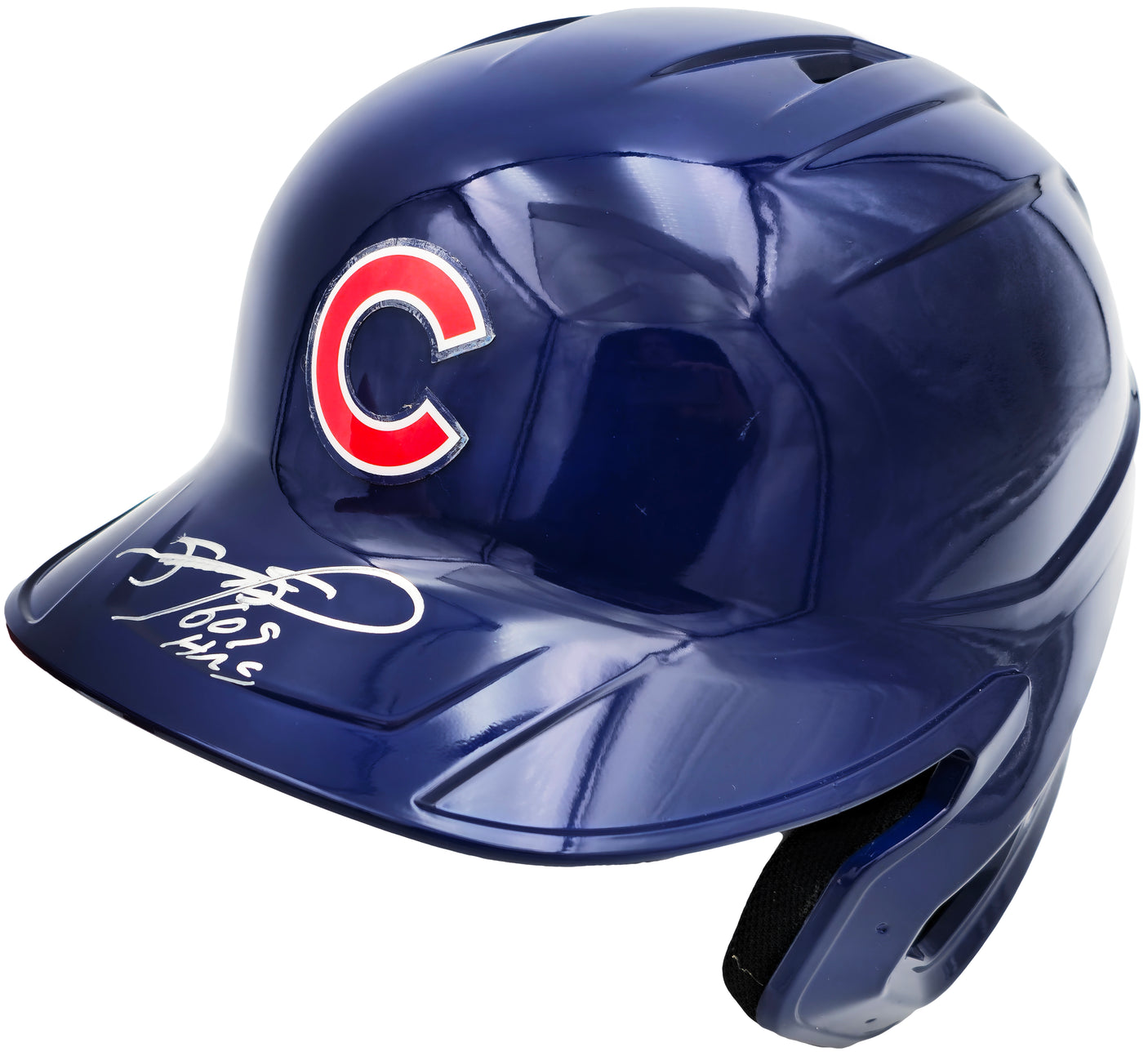 Sammy Sosa Autographed Chicago Cubs Blue Full Size Mach Pro Replica Helmet "609 HR" Beckett BAS Witness Stock #235465