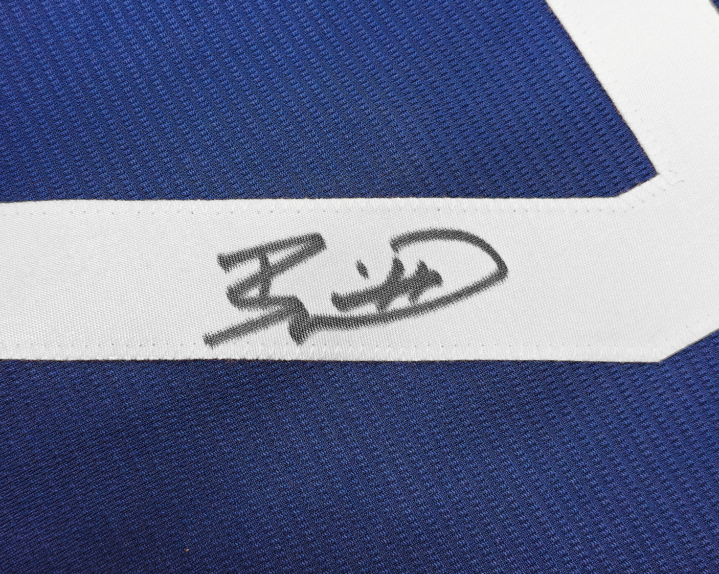 Kansas City Royals Bobby Witt Jr. Autographed Blue Nike Jersey Size M Beckett BAS Witness Stock #235593