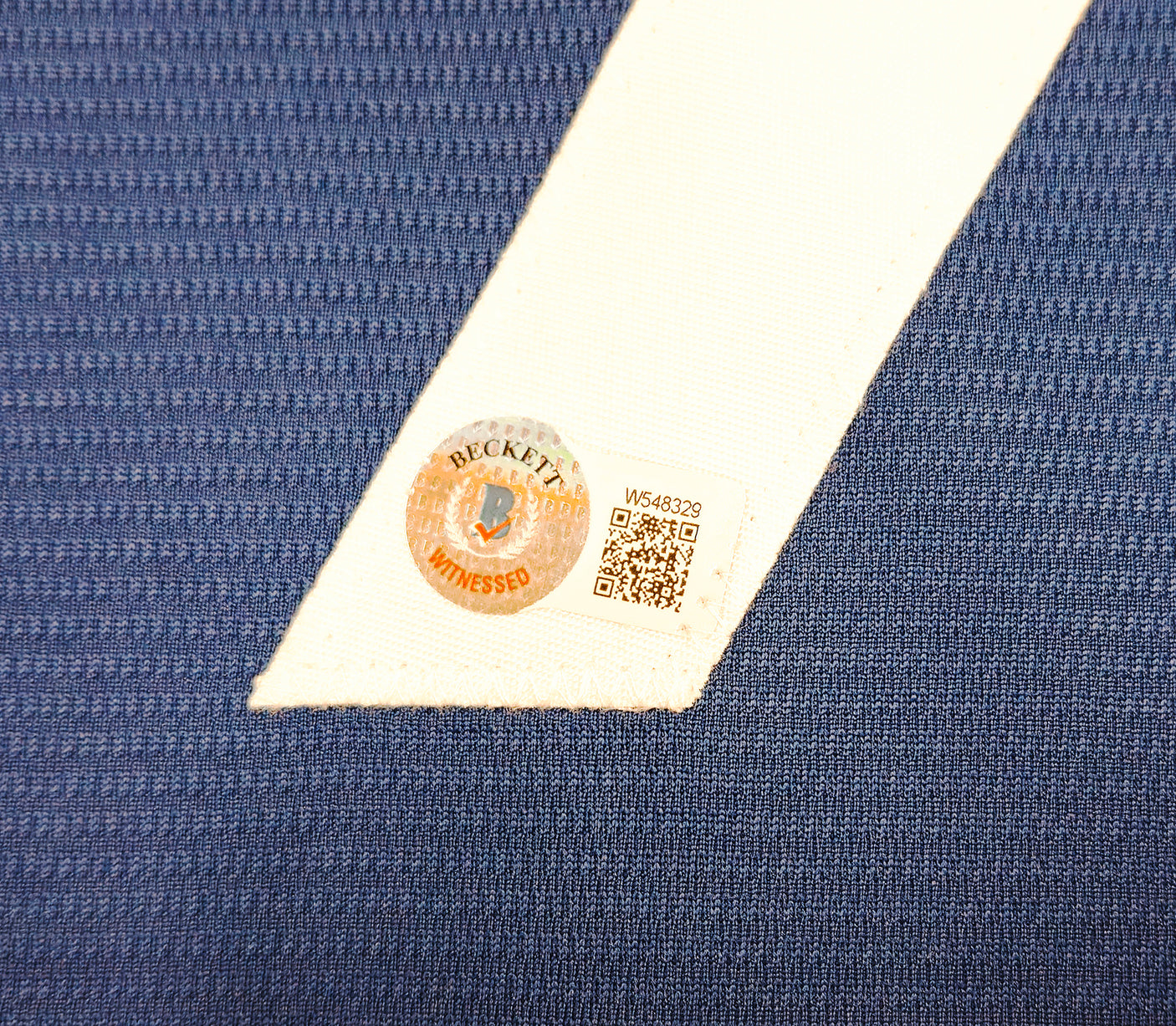 Kansas City Royals Bobby Witt Jr. Autographed Blue Nike Jersey Size M Beckett BAS Witness Stock #235593