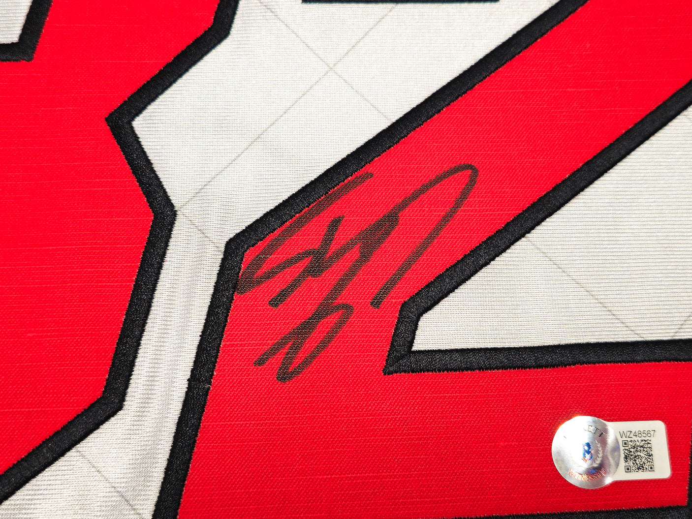 Miami Heat Shaquille Shaq O'Neal Autographed Silver Authentic Mitchell & Ness 2005-06 HWC Swingman NBA 75th Anniversary Platinum Jersey Size L Beckett BAS Witness Stock #235524