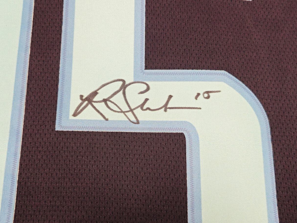 Seattle Kraken Riley Sheahan Autographed Blue Fanatics Breakaway Jersey Size XL With Inaugural Season Patch Fanatics Holo Stock #235590