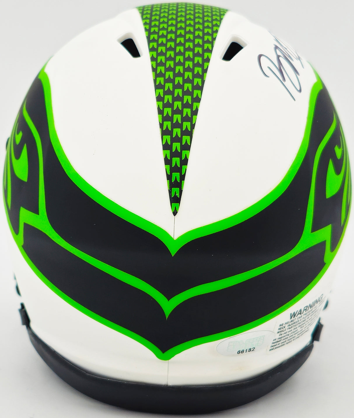 Byron Murphy II Autographed Seattle Seahawks Lunar Eclipse White Speed Mini Helmet MCS Holo Stock #235599