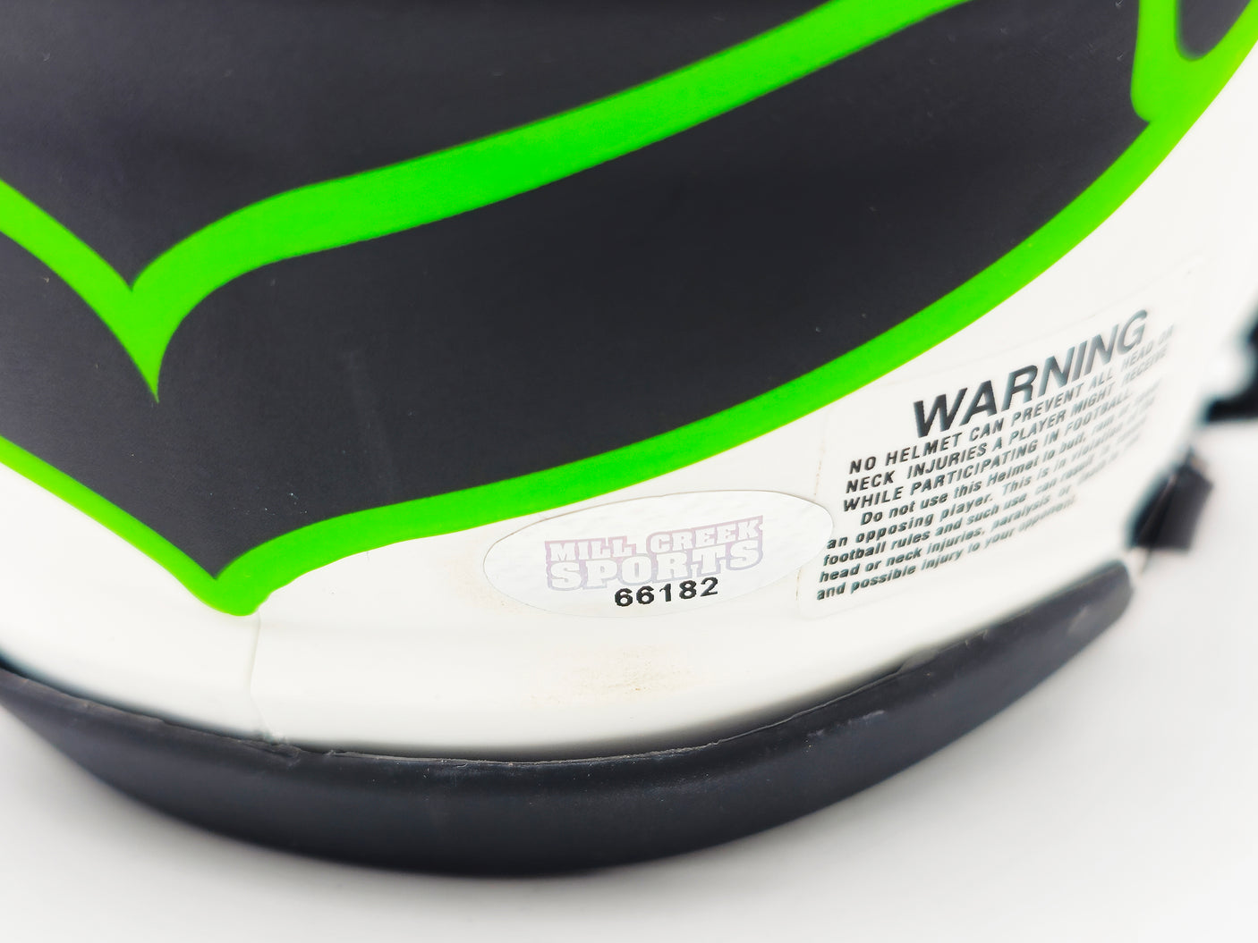 Byron Murphy II Autographed Seattle Seahawks Lunar Eclipse White Speed Mini Helmet MCS Holo Stock #235599