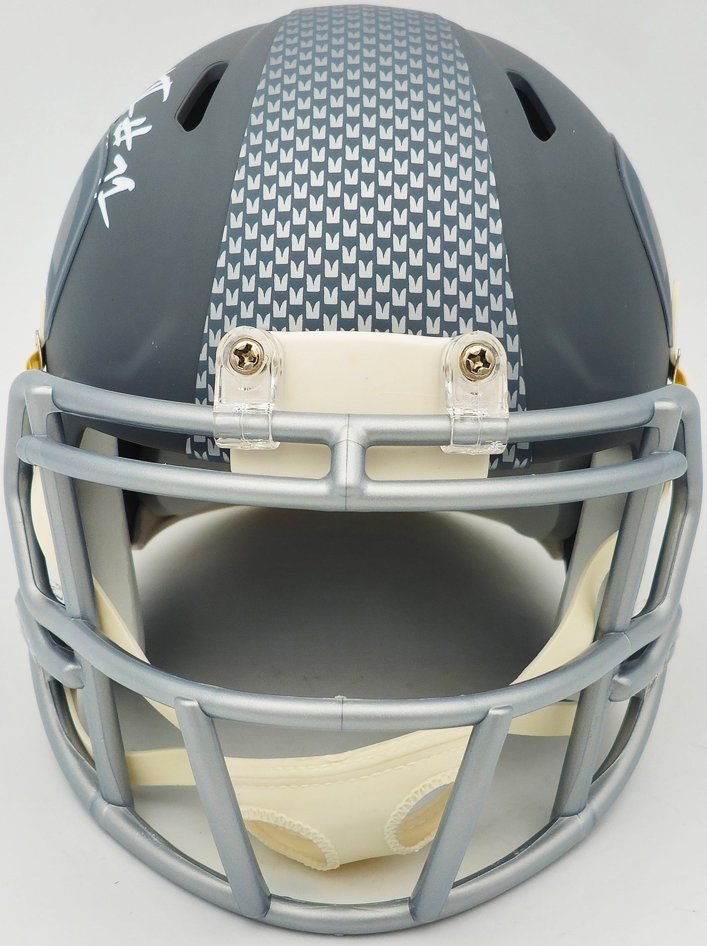 Byron Murphy II Autographed Seattle Seahawks Slate Gray Speed Mini Helmet MCS Holo Stock #235600