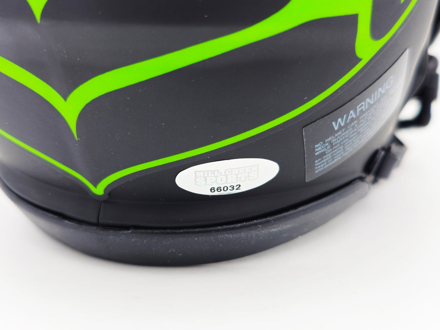 Byron Murphy II Autographed Seattle Seahawks Eclipse Black Speed Mini Helmet MCS Holo Stock #235601