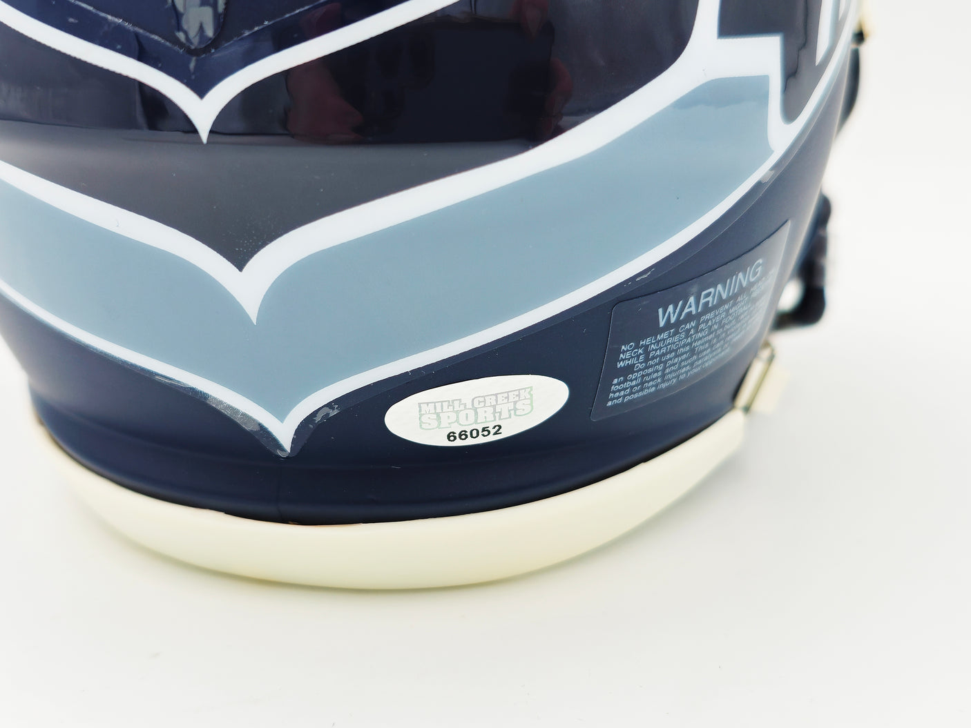 Byron Murphy II Autographed Seattle Seahawks Blue Speed Mini Helmet MCS Holo Stock #235602