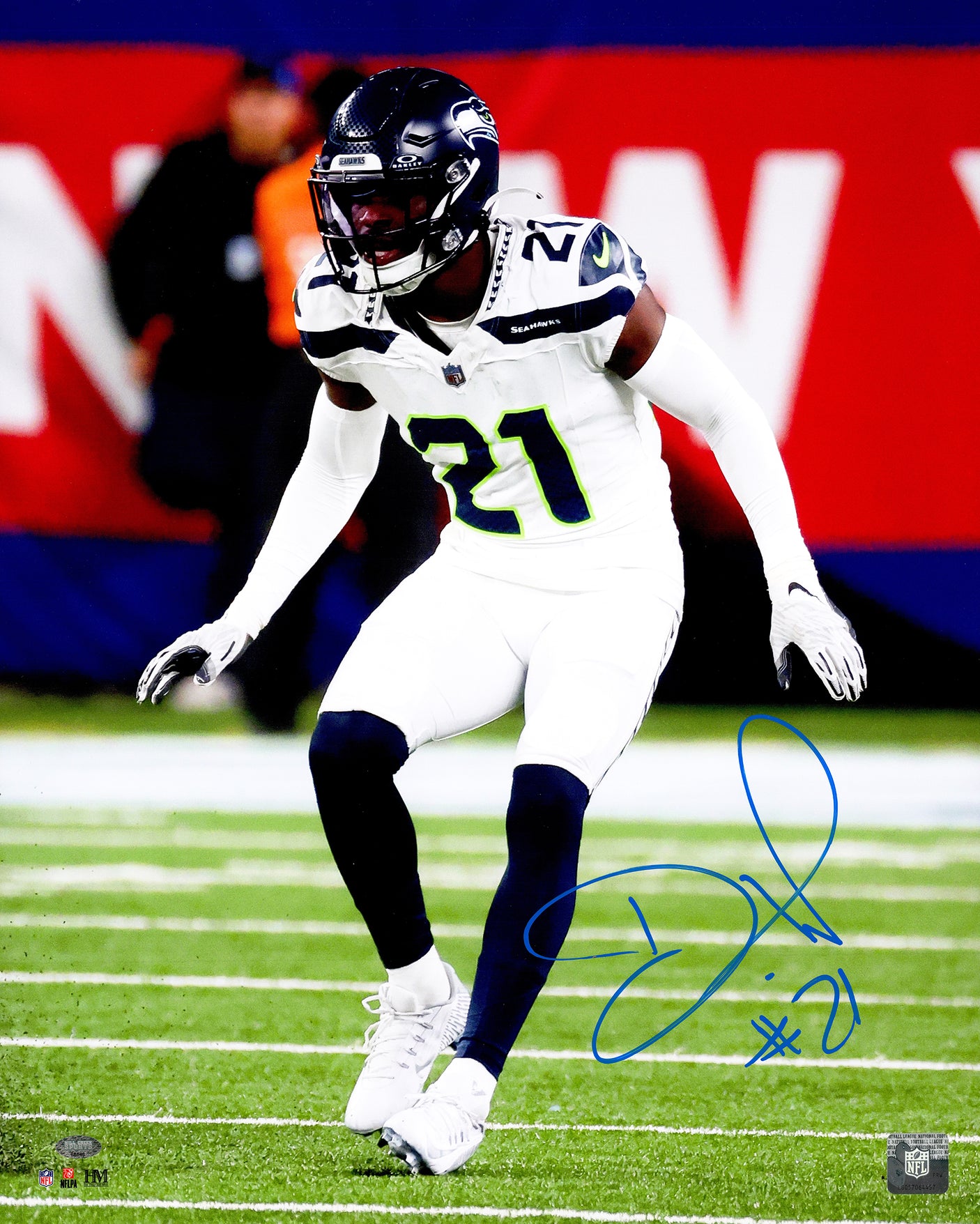 Devon Witherspoon Autographed 16x20 Photo Seattle Seahawks MCS Holo Stock #235451