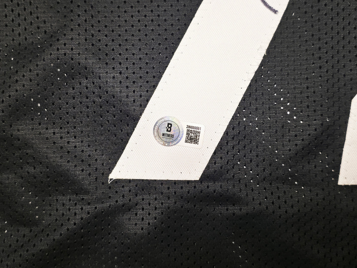 Pittsburgh Steelers James Harrison Autographed Black Jersey Beckett BAS Witness Stock #253382