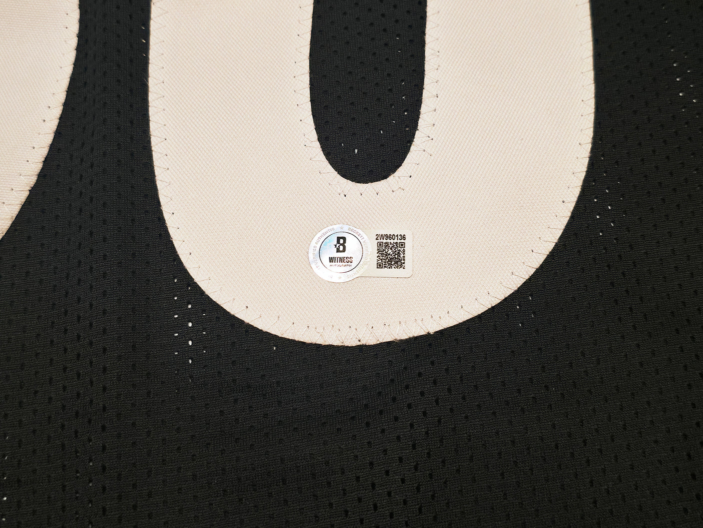 Pittsburgh Steelers Hines Ward Autographed Black Jersey Beckett BAS Witness Stock #253381