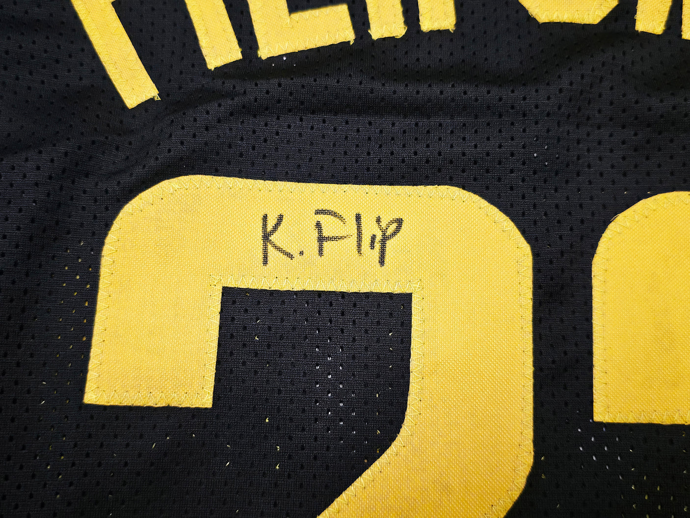 Utah Jazz Kyle Filipowski Autographed Black Jersey "K Flip" Beckett BAS Witness Stock #253281
