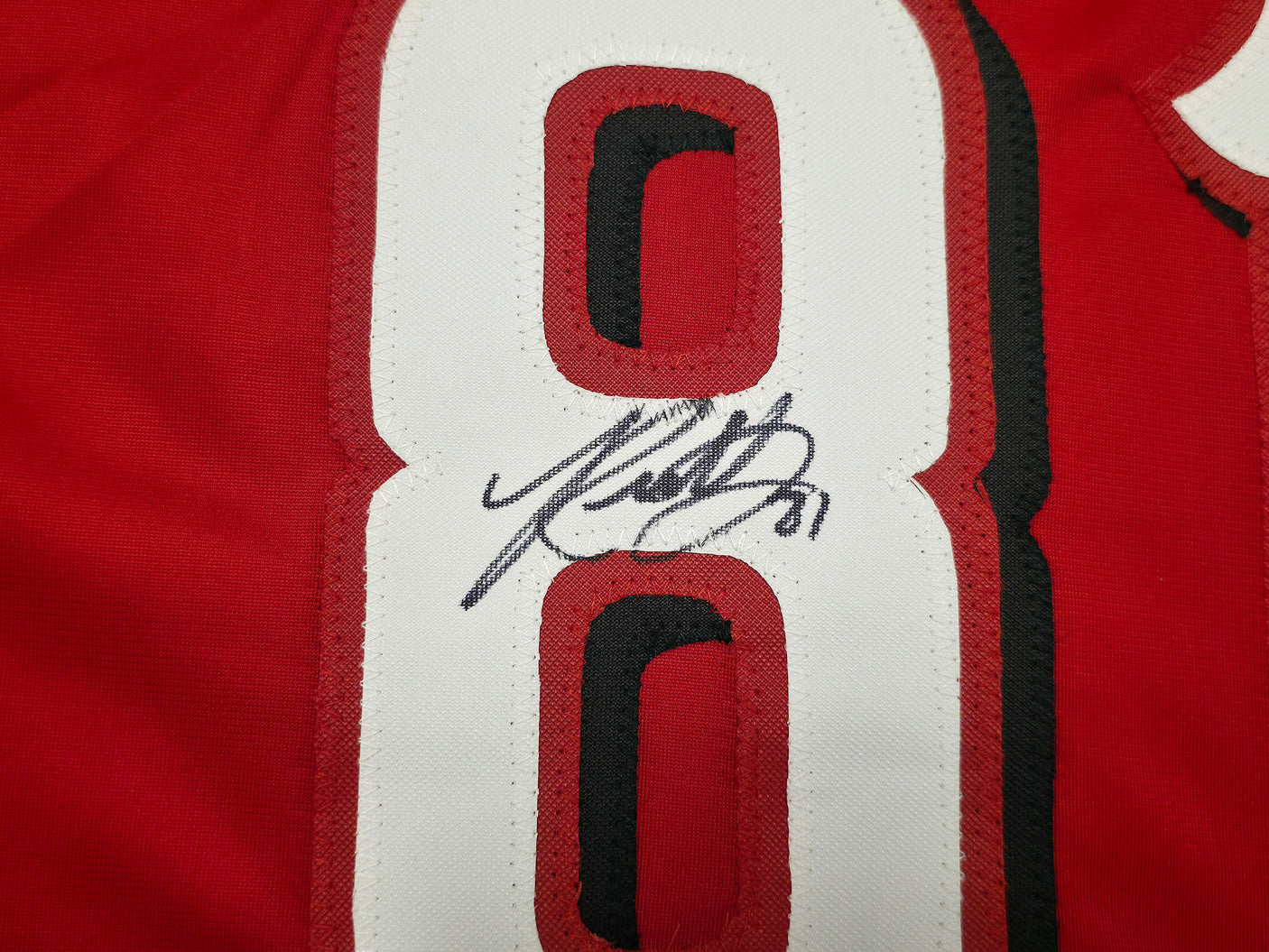 Cincinnati Reds Rhett Lowder Autographed Red Jersey Beckett BAS Witness Stock #253290
