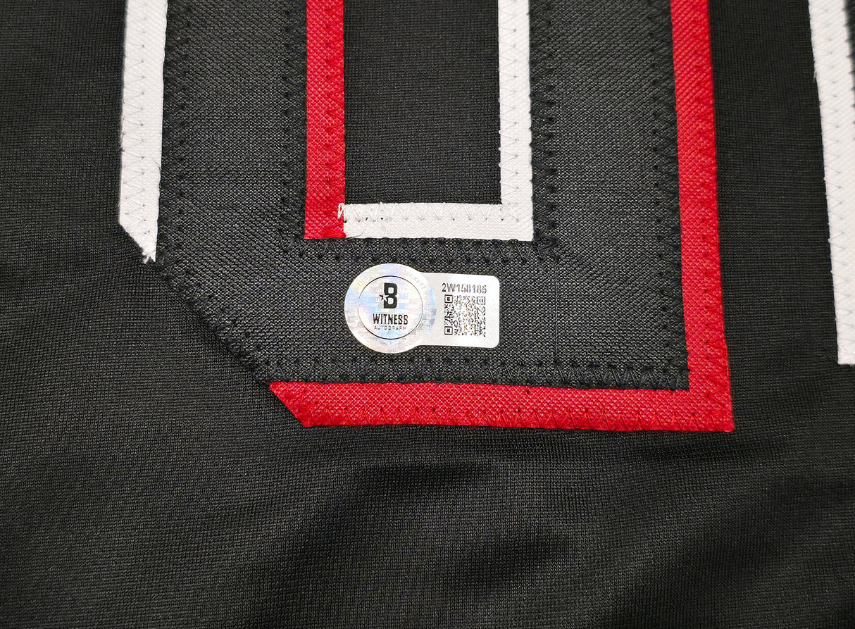 Cincinnati Reds Rhett Lowder Autographed Black Jersey Beckett BAS Witness Stock #253289