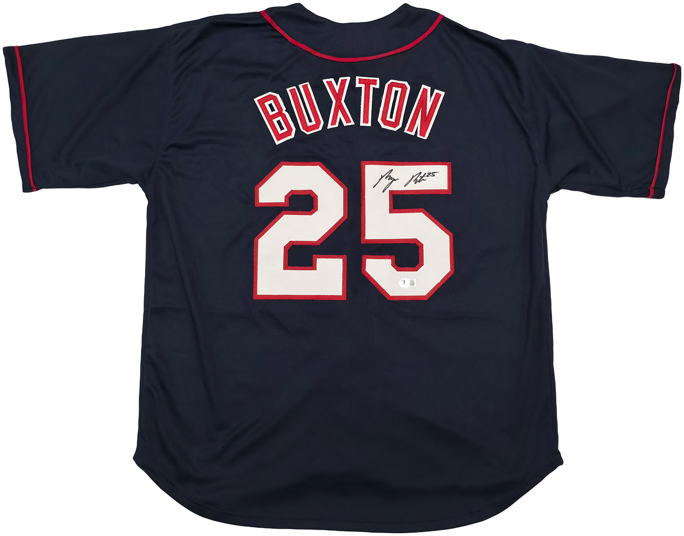 Minnesota Twins Byron Buxton Autographed Blue Jersey Beckett BAS Witness Stock #253325