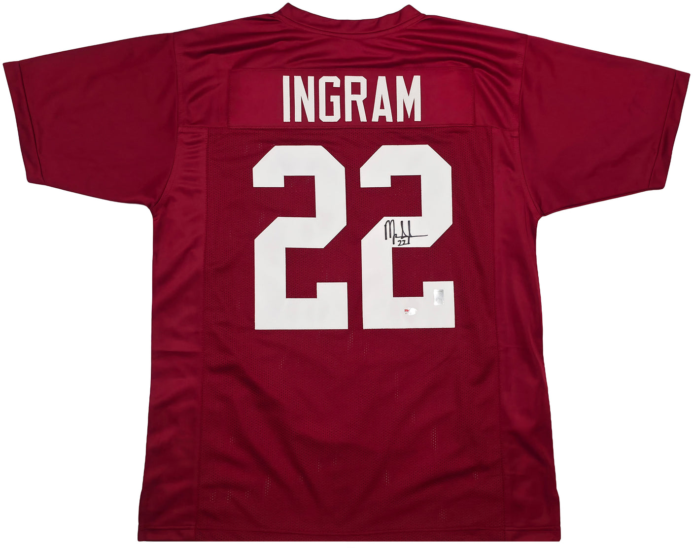 Alabama Crimson Tide Mark Ingram Autographed Red Jersey PSA/DNA Stock #253316