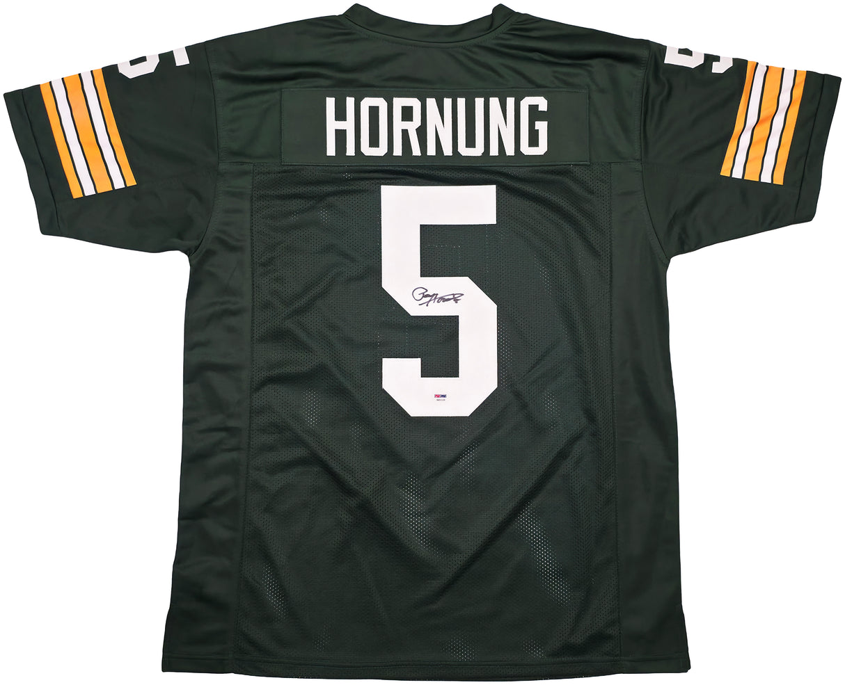 Green Bay Packers Paul Hornung Autographed Green Jersey PSA/DNA ITP Stock #253319