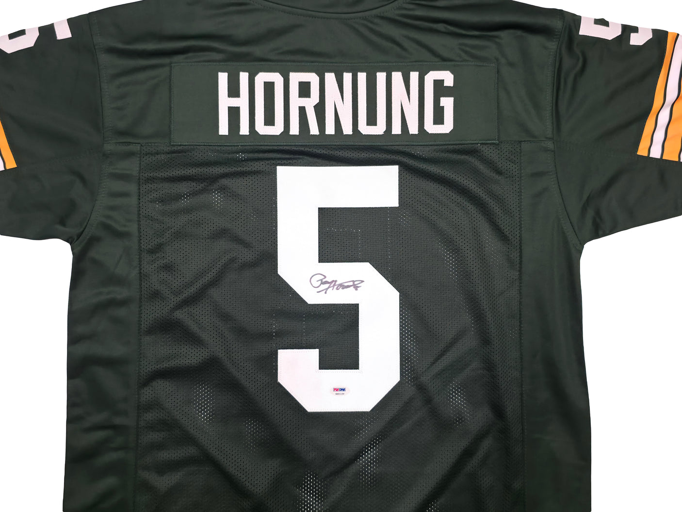Green Bay Packers Paul Hornung Autographed Green Jersey PSA/DNA ITP Stock #253319