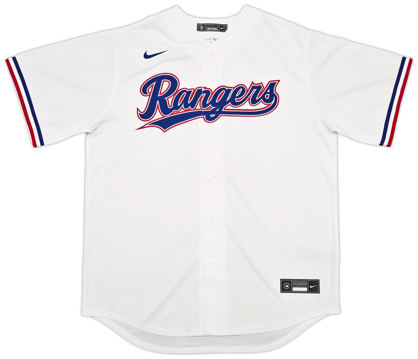 Texas Rangers Marcus Semien Autographed White Nike Jersey Size L Beckett BAS Witness Stock #252430