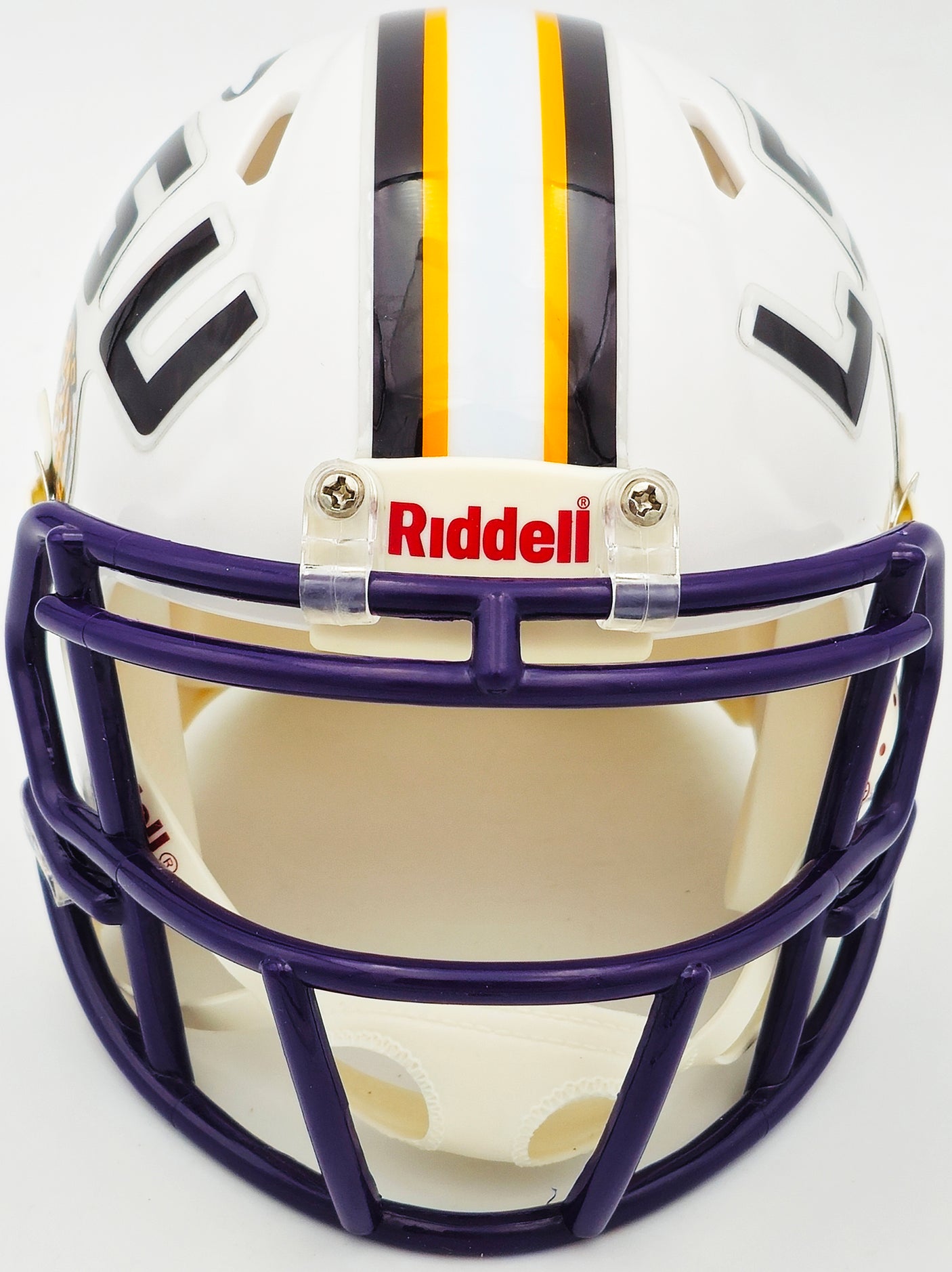 Odell Beckham Jr. Autographed LSU Tigers White Speed Mini Helmet Beckett BAS Witness Stock #235089