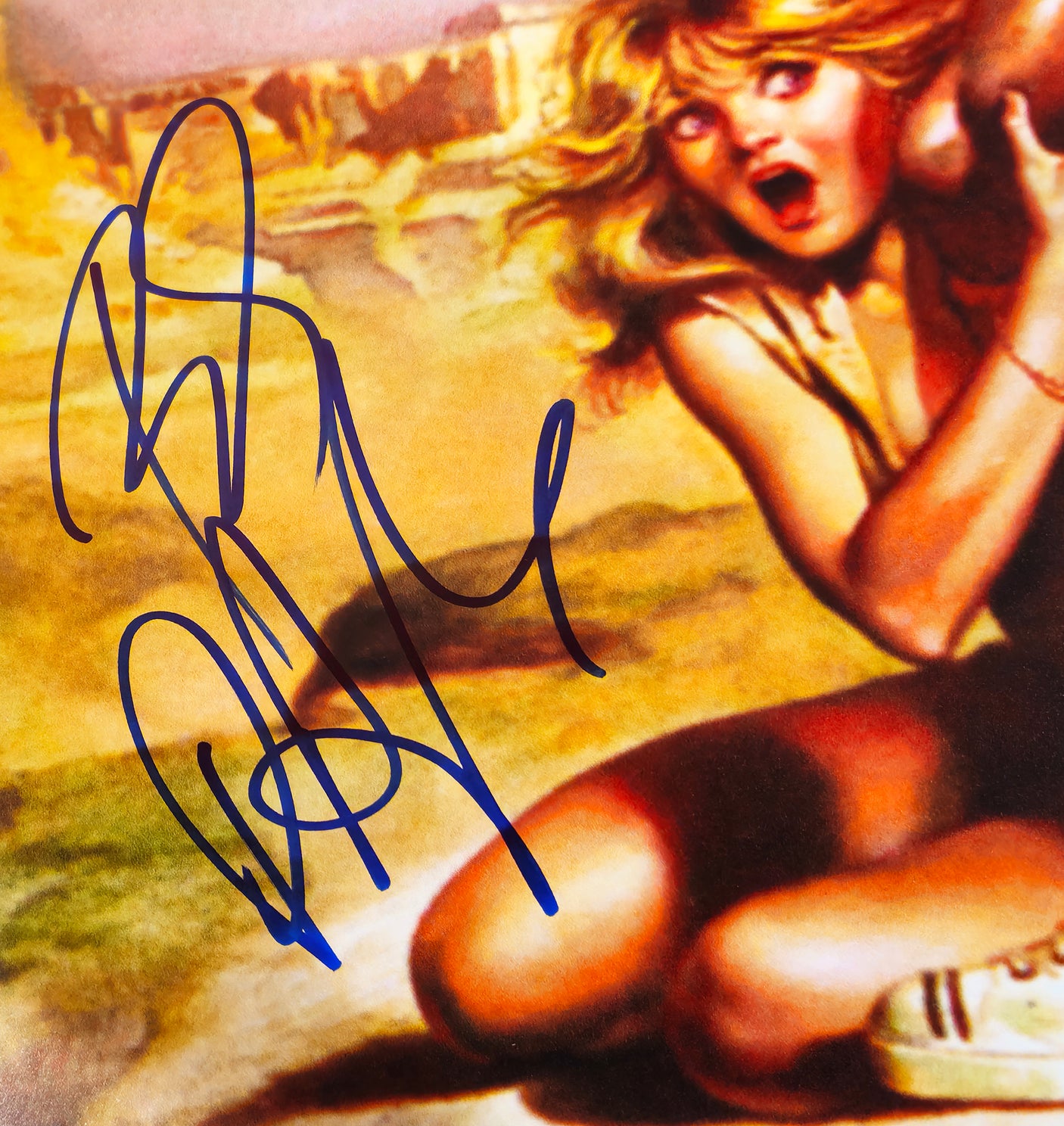 Chevy Chase, Christie Brinkley & Beverly D'Angelo Autographed 27x40 Vacation Movie Poster Beckett BAS Witness Stock #234971