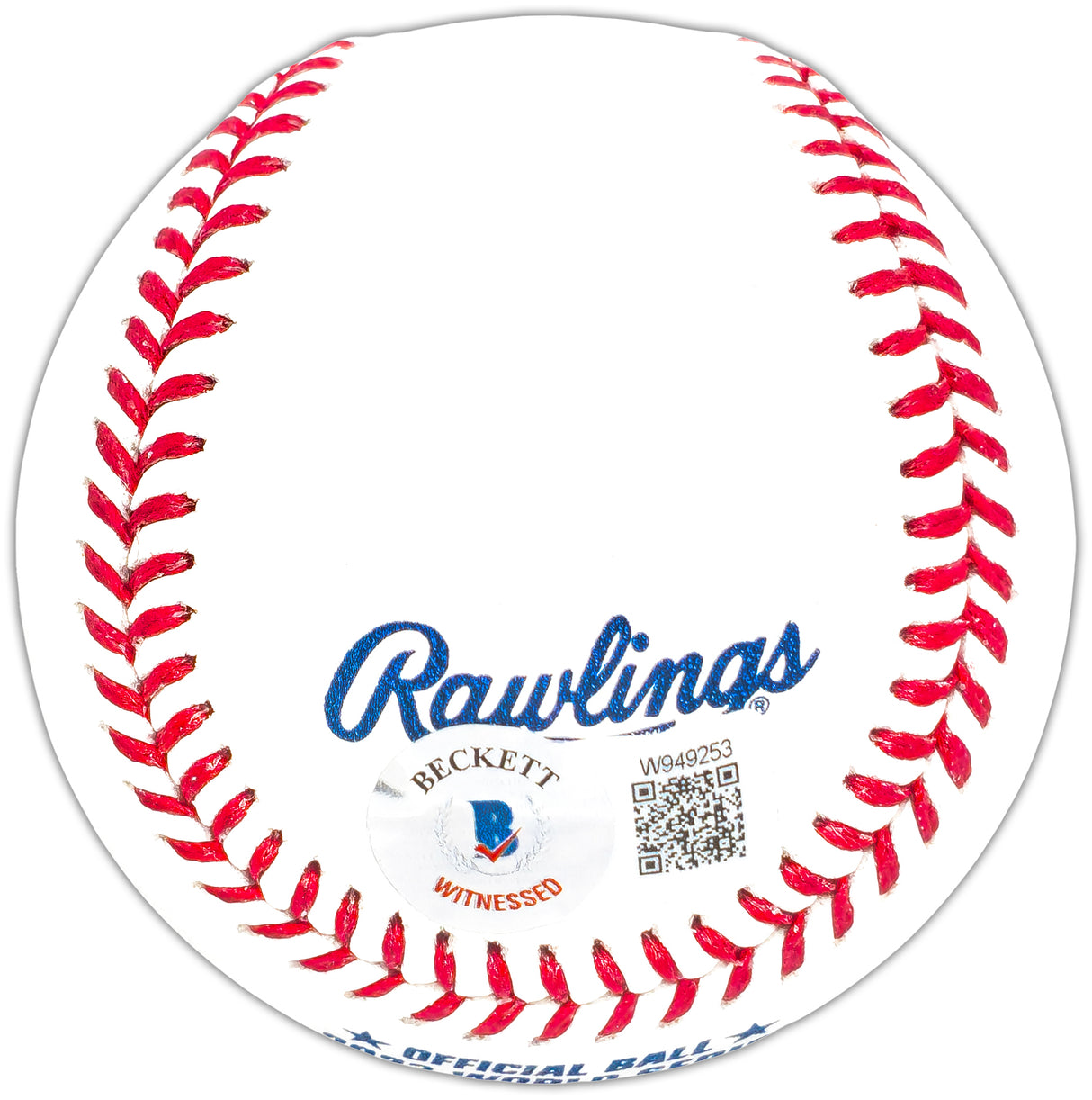 Marcus Semien Autographed Official 2023 World Series Logo MLB Baseball Texas Rangers "23 WS Champs" Beckett BAS Witness Stock #221325
