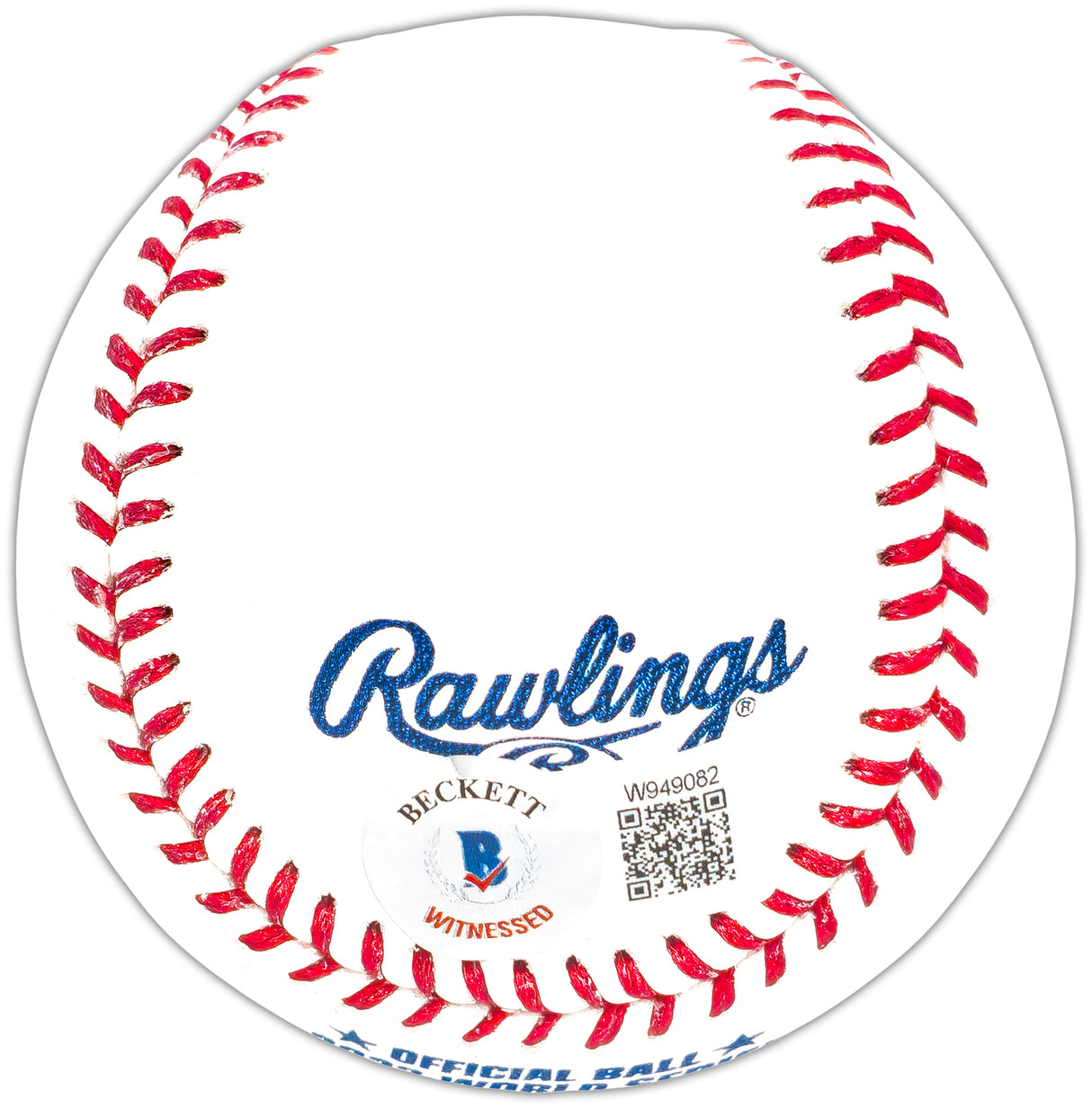 Marcus Semien Autographed Official 2023 World Series Logo MLB Baseball Texas Rangers Beckett BAS Witness Stock #221326