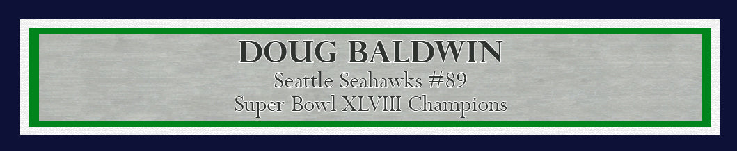 Doug Baldwin Autographed Framed 16x20 Photo Seattle Seahawks MCS Holo Stock #209394