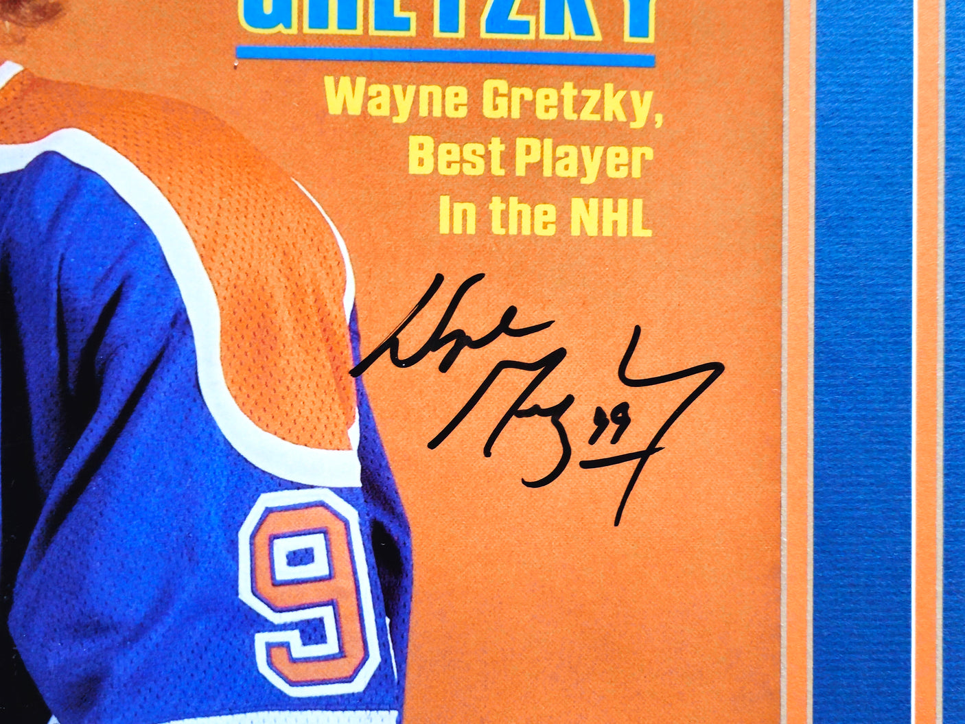 Wayne Gretzky Autographed Framed Sports Illustrated Magazine 16x20 Photo Edmonton Oilers UDA Holo #BAM118453