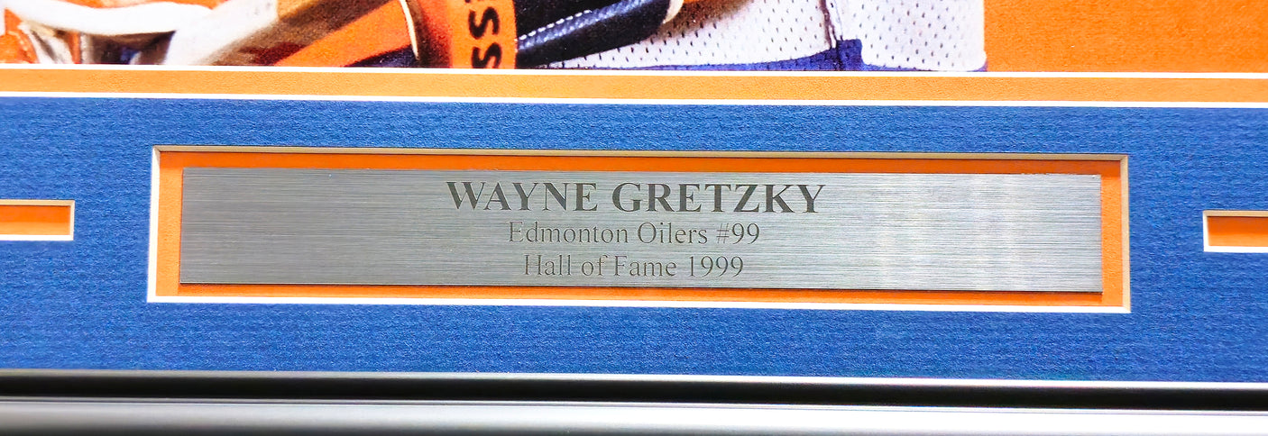 Wayne Gretzky Autographed Framed Sports Illustrated Magazine 16x20 Photo Edmonton Oilers UDA Holo #BAM118453