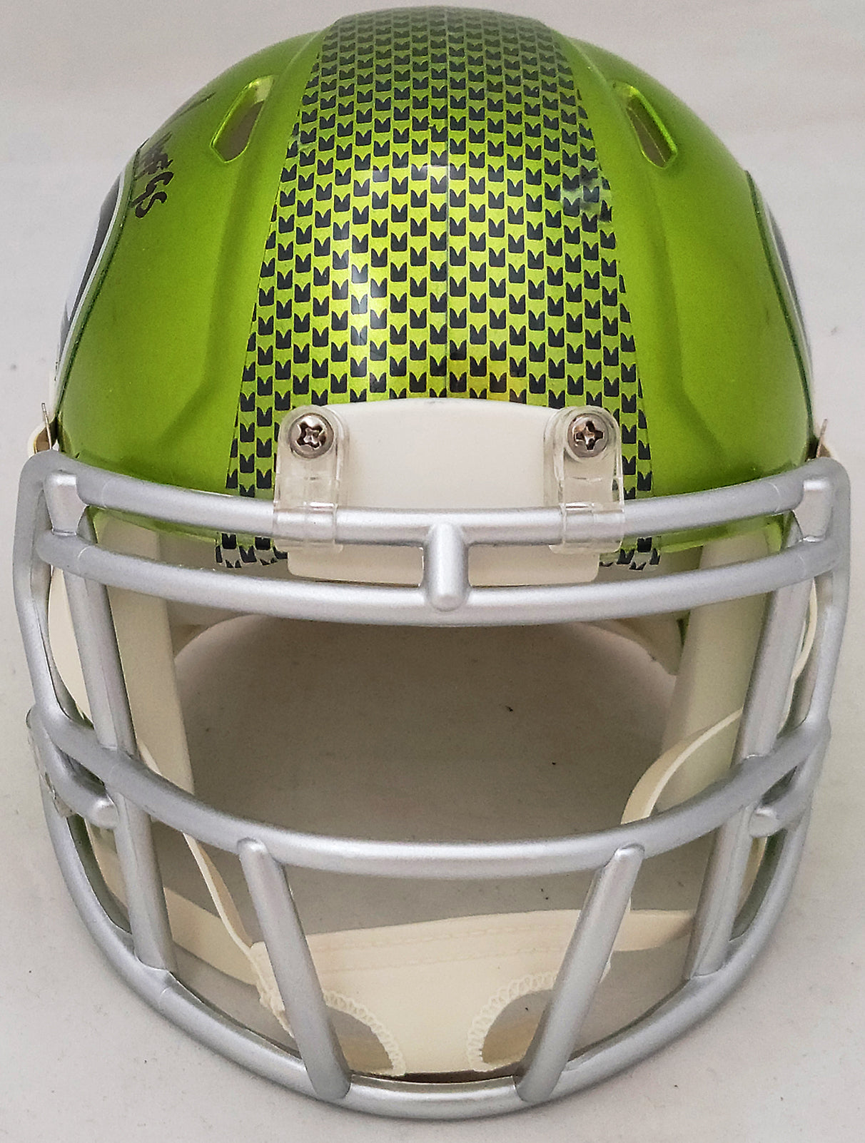 Steve Largent Autographed Seattle Seahawks Flash Green Mini Helmet "HOF 95" MCS Holo Stock #210466