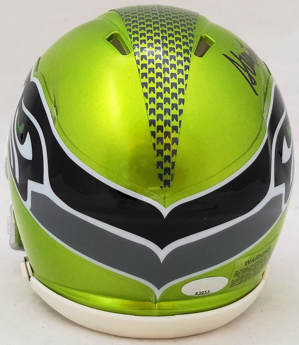 Steve Largent Autographed Seattle Seahawks Flash Green Mini Helmet "HOF 95" MCS Holo Stock #210466