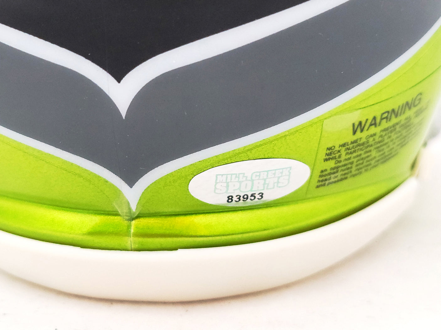 Steve Largent Autographed Seattle Seahawks Flash Green Mini Helmet "HOF 95" MCS Holo Stock #210466