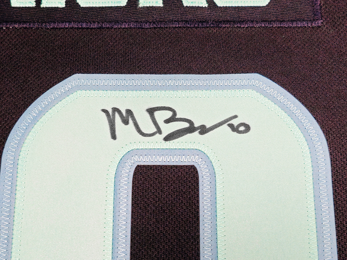 Seattle Kraken Matty Beniers Autographed Blue Adidas Authentic Jersey Size 44 Fanatics Holo Stock #222018