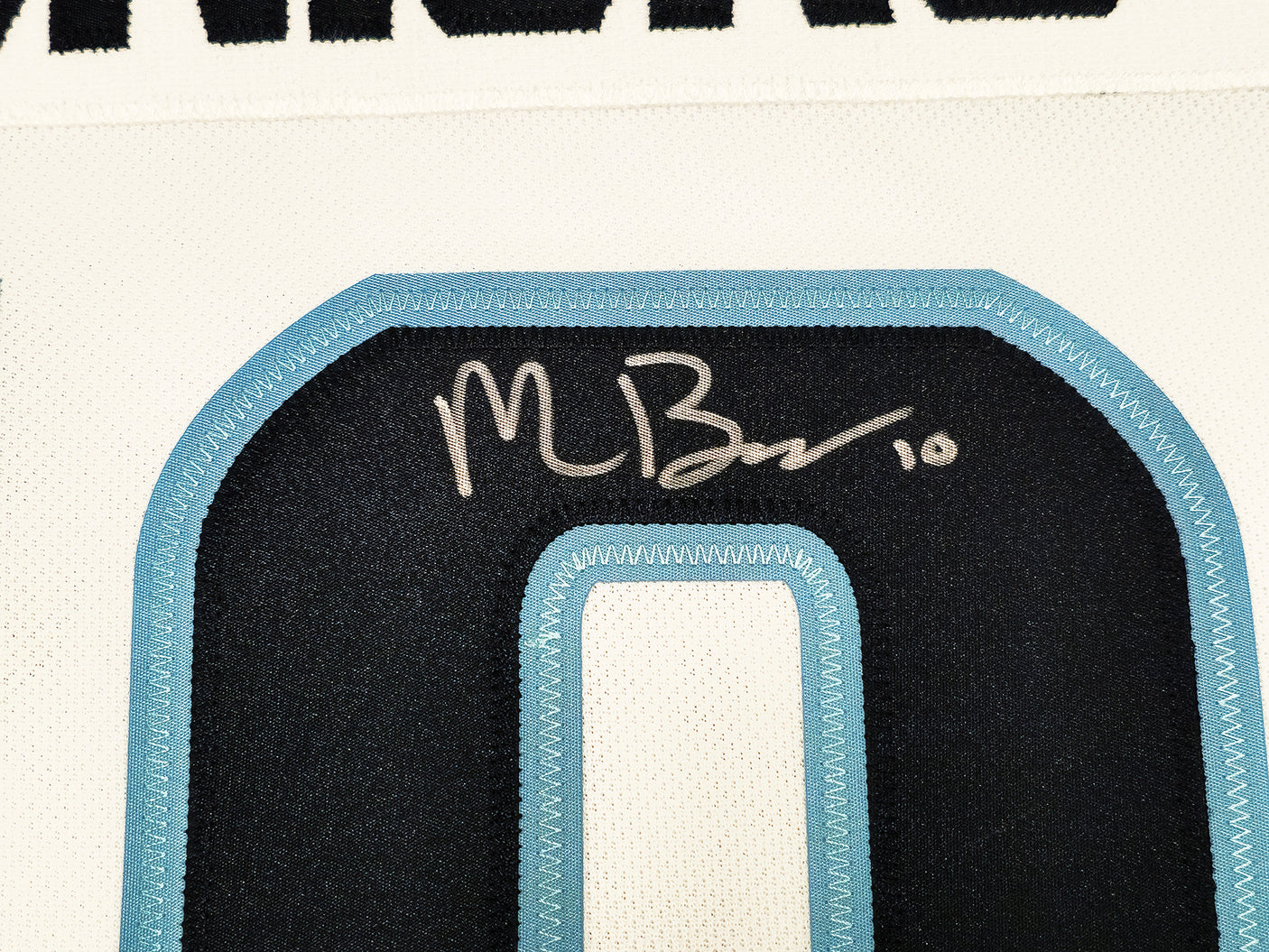 Seattle Kraken Matty Beniers Autographed White Adidas Authentic Jersey Size 46 Fanatics Holo Stock #222021