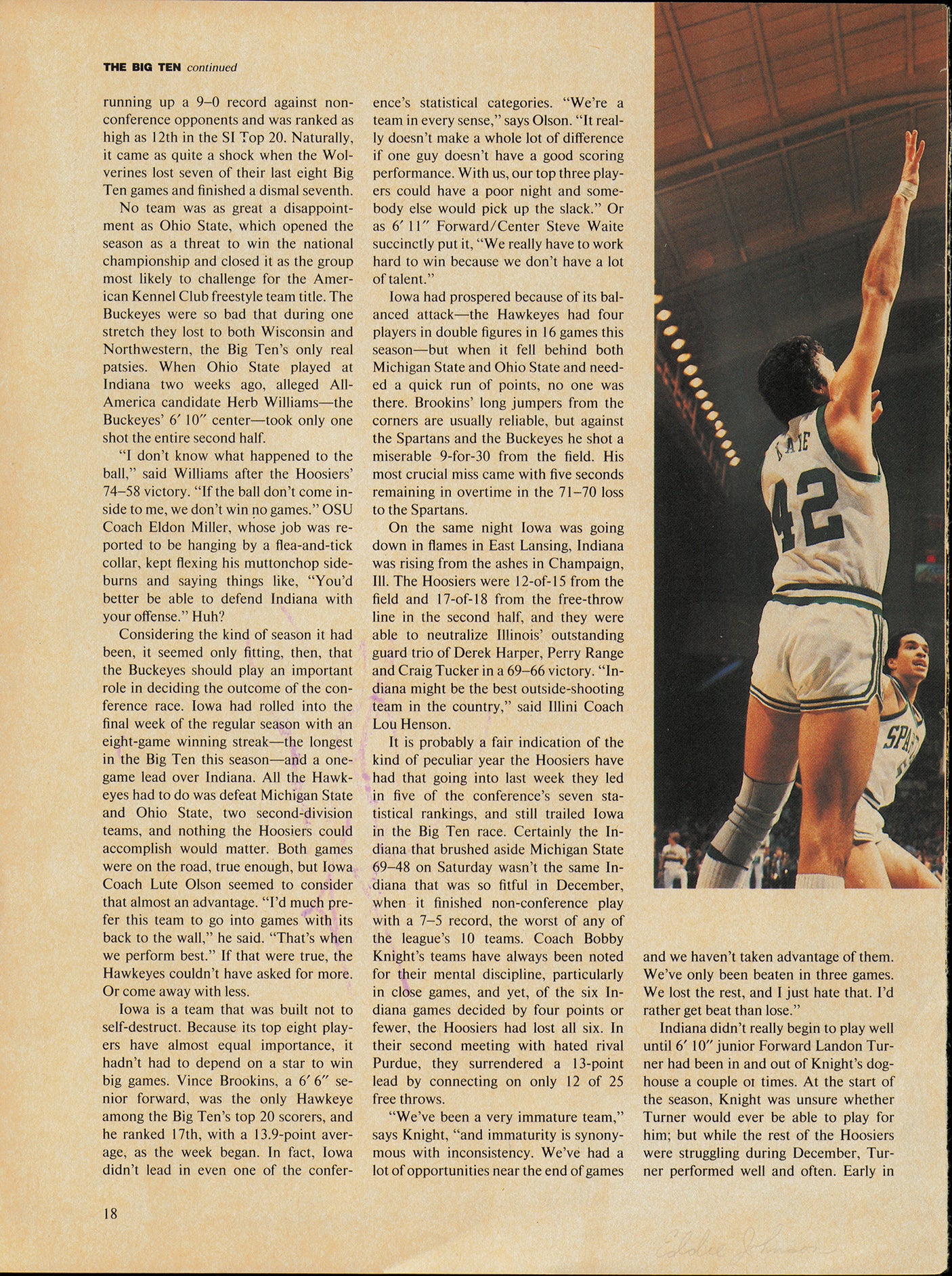 Isiah Thomas Autographed 8x11 Magazine Page Photo Indiana Vintage Beckett BAS QR #BP55297