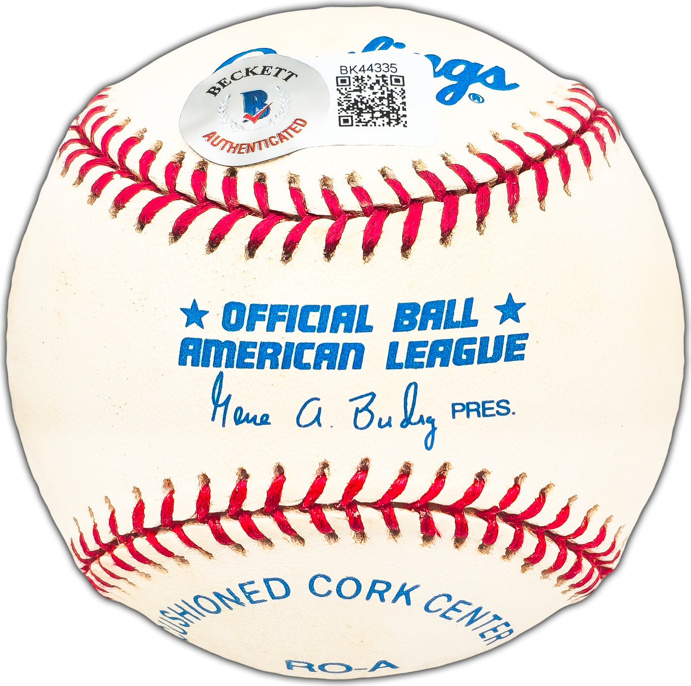 Calvin Griffith Autographed Official AL Baseball Minnesota Twins Owner Beckett BAS #BK44335