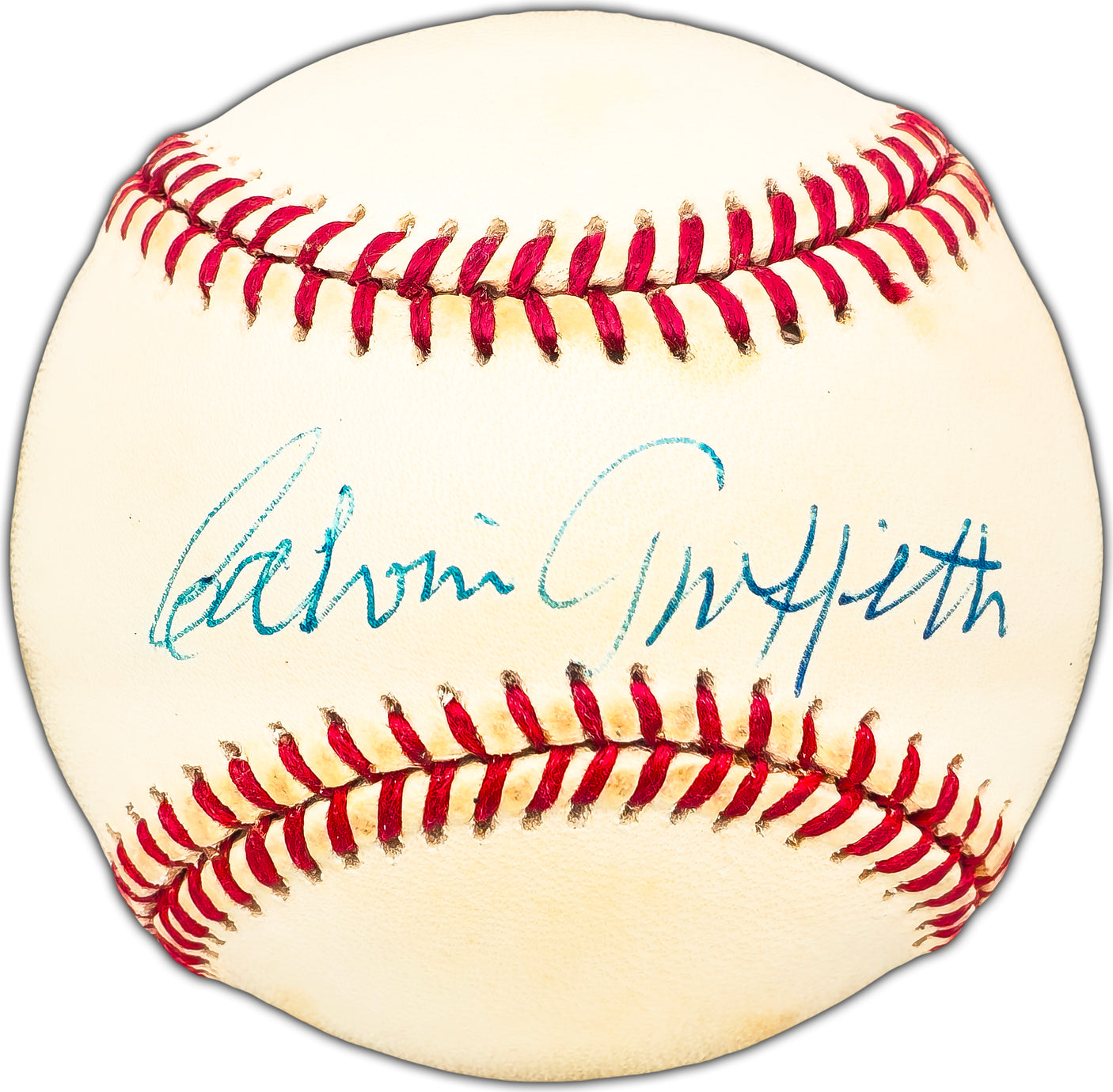 Calvin Griffith Autographed Official AL Baseball Minnesota Twins Owner Beckett BAS #BK44342