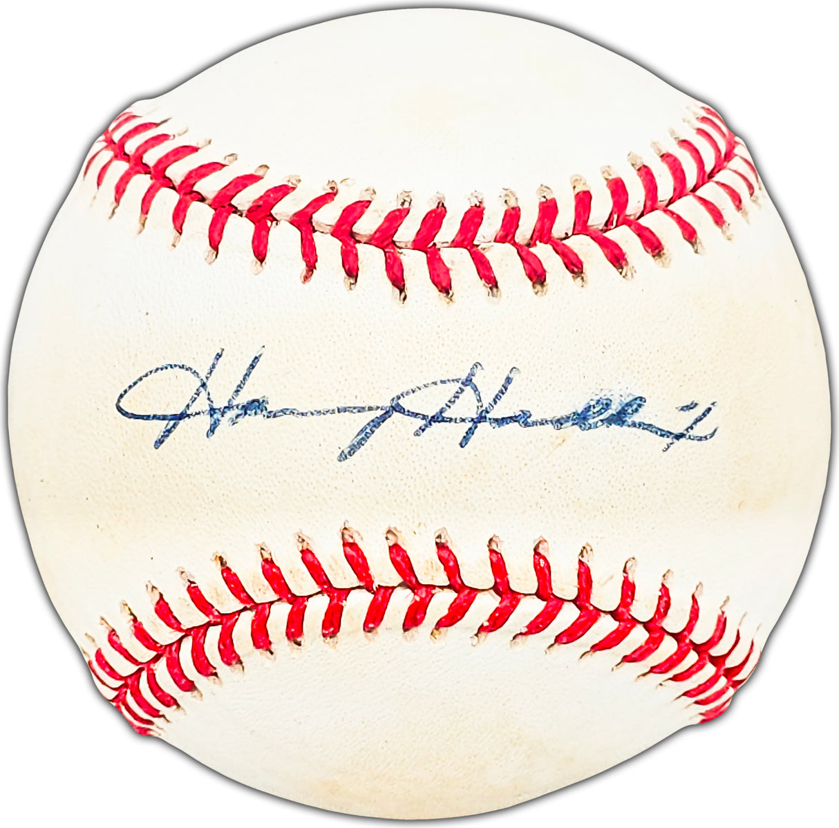Harvey Haddix Autographed Official NL Baseball Pittsburgh Pirates Beckett BAS #BK44429