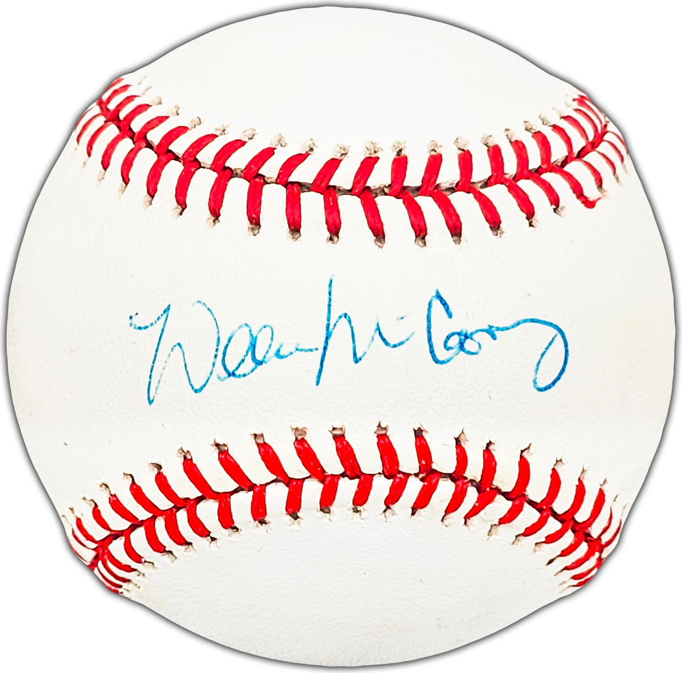 Willie McCovey Autographed Official NL Baseball San Francisco Giants Beckett BAS #BK44449