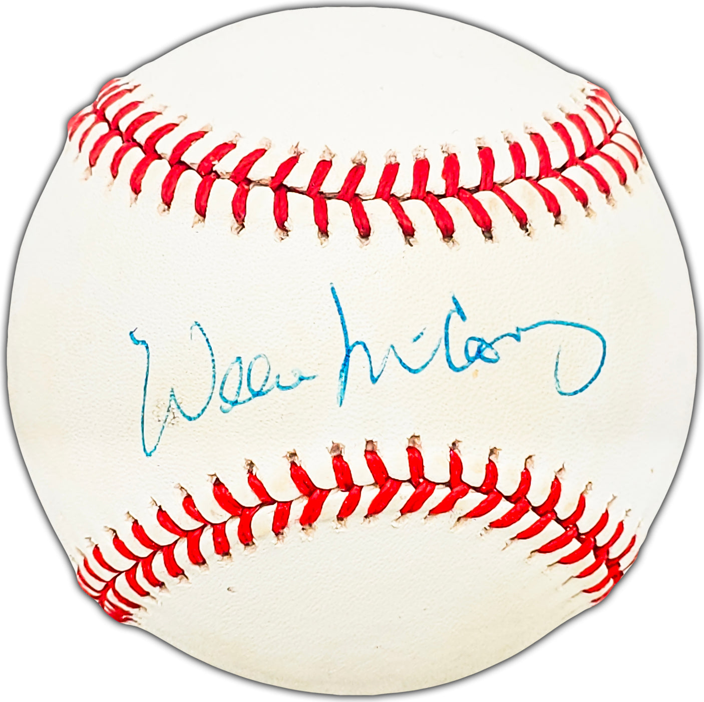 Willie McCovey Autographed Official NL Baseball San Francisco Giants Beckett BAS #BK44450