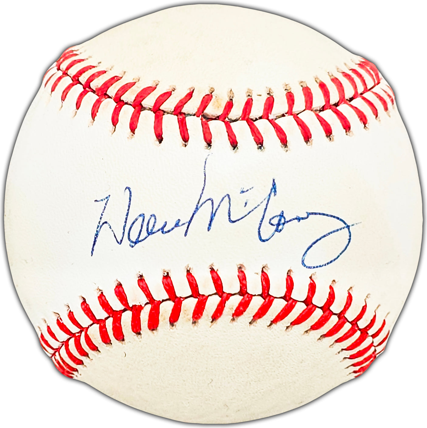 Willie McCovey Autographed Official NL Baseball San Francisco Giants Beckett BAS #BK44452