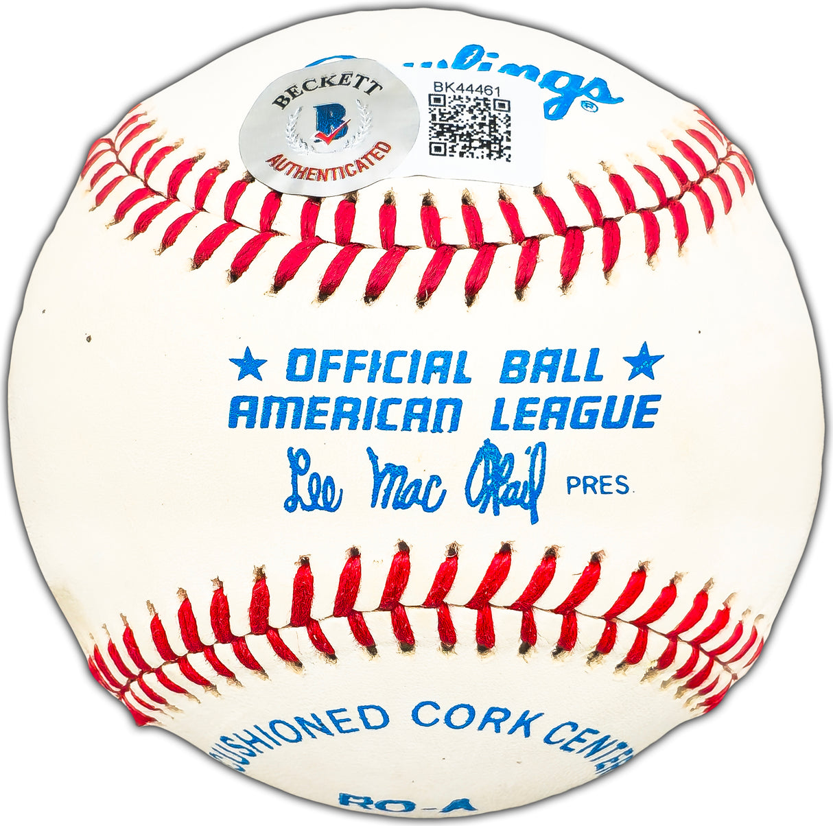 Marc Sullivan Autographed Official AL Baseball Boston Red Sox Beckett BAS #BK44461